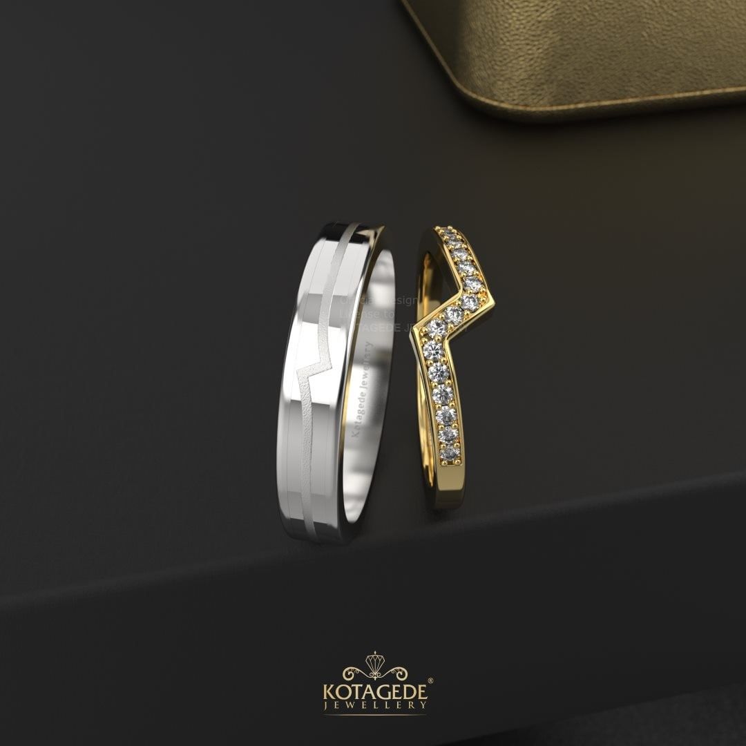 Cincin Kawin Tunangan Platidium Emas Kuning Z Shape PTD0480YG_1