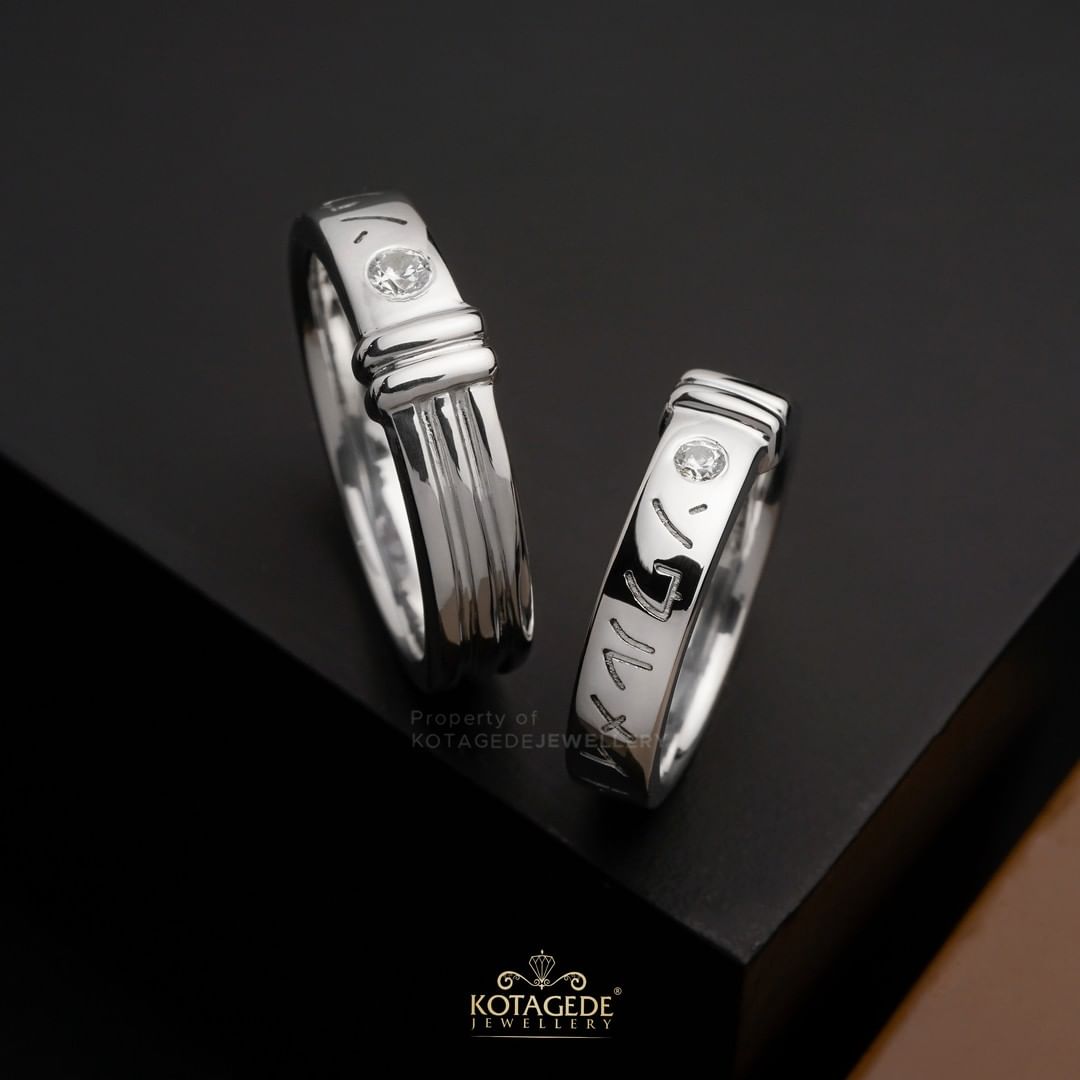 Cincin Kawin Tunangan Platidium Laser Jepang PTD0486PTD