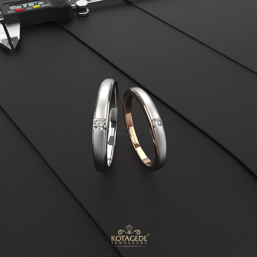 Cincin Kawin Tunangan Platidium Rosegold Couple PTD0494RG_1