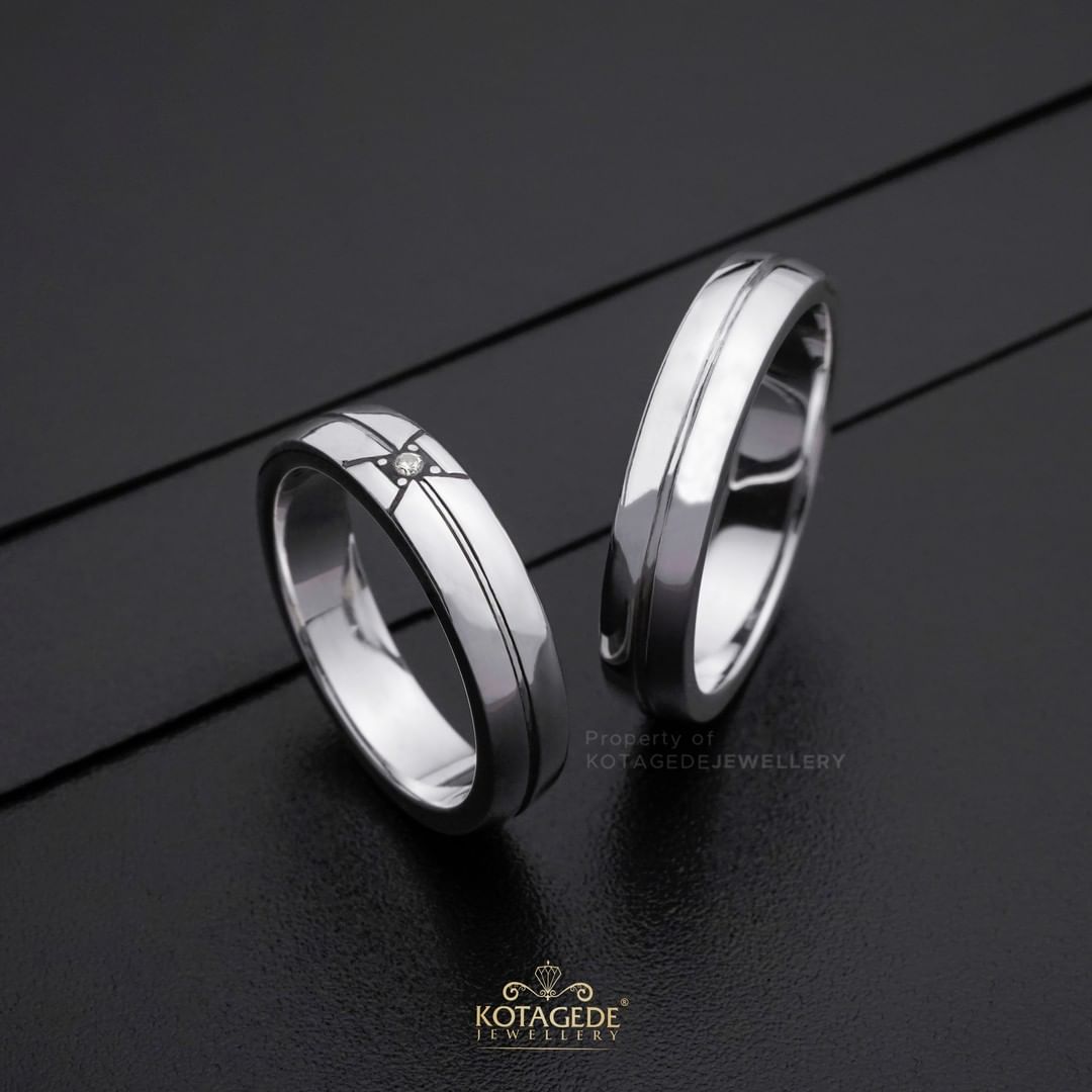 Cincin Kawin Tunangan Platidium Simple PTD0489PTD